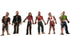 PowerTRC Toy Zombie Action Figures with Movable and Detachable Joints | Mini Zombie Figurines | Great for Presents, Decoration, and Party Favors | Pack of 6, 4 Inches Tall Zombies