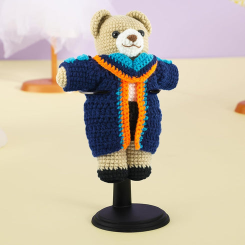 TOYANDONA 4pcs Doll Stand, Action Figure Stand Portable Teddy Bear Stand for Mini Dolls
