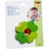 HABA Wooden Shamrock Baby Teether Toy - Sensory Toy for Babies 6-18 Months, Teething Ring Baby Gift, Made in Germany