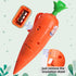 Hekisace 20s Kids Carrot Recorder Toy Ballpoint Pen Writing Tool with Playback Feature for Children Learning