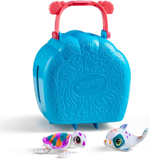 Crayola Scribble Scrubbie Pets - Ocean Animals Playset, Color & Wash Creative Toy for Kids Age 3-6