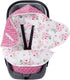 Miracle Baby Car Seat Covers, 100% Cotton Winter Minky Baby Swaddle Blanket, Soft Thick Baby Swaddling Blanket for