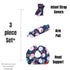 Set, Infant Car Seat Head Support Navy Floral Print, Newborn Head Rest, Baby Strap Covers, Carry Cushion