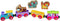 Maxim Enterprise, inc. Kids Circus Train with Steam Engine, 2 Cars, Caboose,