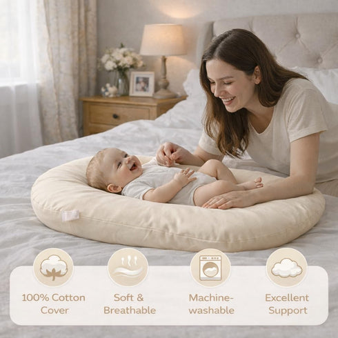 Tummy Surface,0 0-12 Baby Lounger Play Mat,Baby Lounger for Newborn Time for Babies in Flat Angle Newborn Loungers
