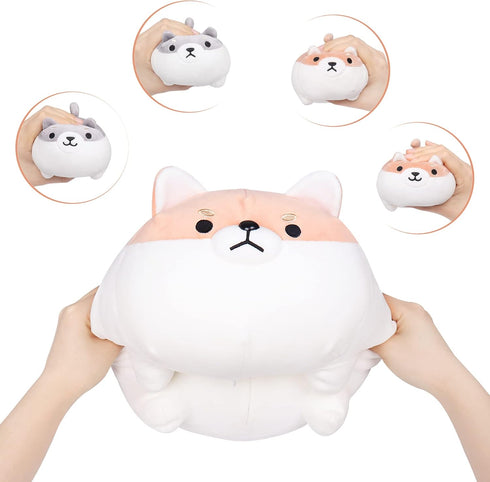 5 16" Mommy 4 Shiba Inu Plush, PCS Shiba Inu Stuffed Animal Family, Corgi Plushie Cute Soft Plushies Pillow Toy Anime