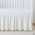 28" 52" 14" Cottington Lane Ivory Crib Skirt Dust Ruffle, Soft & Durable Nursery Crib Toddler Bedding Skirt for Baby