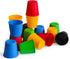 Quick Stacking Cups Games for Kids - Classic Matching Cup Game with 24 Cards & 30 Cups, Family Games for Party