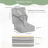 Booster Seat for Kitchen Chair, Toddler Harness Booster Seat Dining Table, Anti-Scratch Toddler Booster Seats for Table