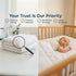100% 200 Count (37 52) CIRCLESHOME Warm Crib Comforter - Soft, Comfortable, and Breatheable Cotton Comforter