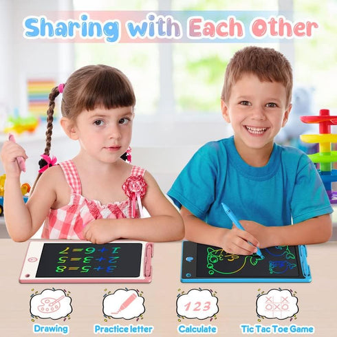 Hockvill LCD Writing Tablet for Kids 8.8 Inch, Drawing Pad for 3-7 Year Olds, Travel Essential Gift
