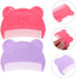 Set Toyvian Bear Shaped Baby Hair Comb - Infant Scalp Brush for Newborn Cradle Cap and Dandruff Removal Gentle Hair