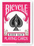 Bicycle Rider Back Fuchsia Deck