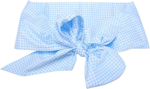 AYNEFY Newborn Swaddle Wrap, 100% Cotton Skin-friendly Infant Bowknot Sash Blanket for Photography Shoot Prop (Light