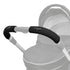 StrollAir Set of Two Universal Handle Sleeve Covers, Black, 9 Inch