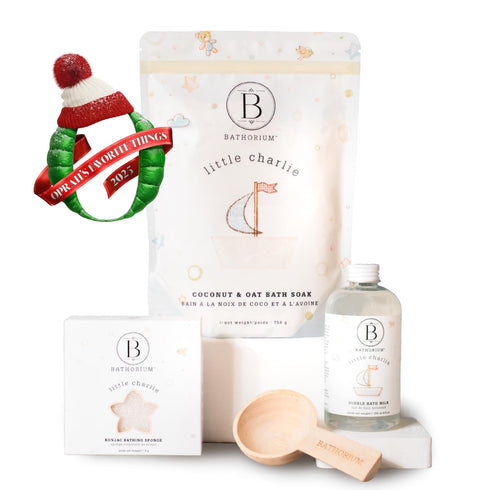 26 oz Bathorium Little Charlie Bath Soak, Nourishing Soak for Babies, Made with Colloidal Oat, Chamomile & Coconut