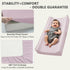 Navari 31"X 16" Vegan Leather Changing Pad Cover - - Waterproof Wipeable, Extra Thick & Portable & Non-Slip Diaper Mat