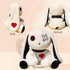 LVQING Rabbit Plush Doll, Crazy Rabbit Plush Toy, Halloween Scary Rabbit Stuffed Animal, White Color, Gift for Fans