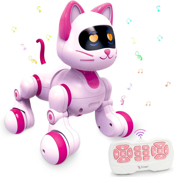 Ysityum Remote Control Robot Cat Toy - RC Robotic Cat for Kids, Interactive