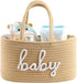 ZOMBATI Baby Diaper Caddy Organizer, Nursery Storage Bin Basket for Baby Shower and