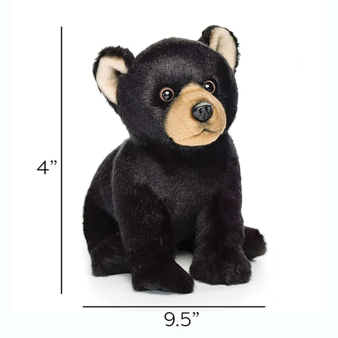 Nat and Jules Crawling Small Black Bear Plush Stuffed Animal Toy