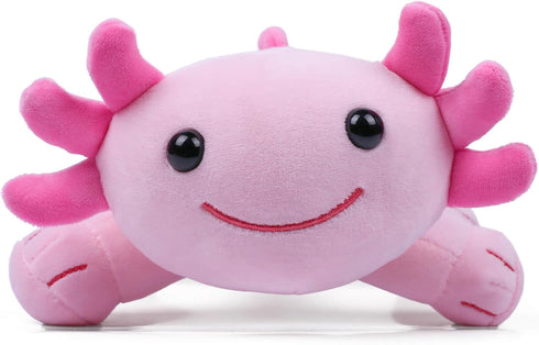 Axolotl Plush Toy - 10.8” Soft Cute Stuffed Cotton Pillow - Kawaii Salamander Animal Gift for Boys & Girls
