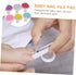 Set 24pcs Newborn Nail File Pad Electric Baby Nail Buffer Safe Easy Nail Care for Babies