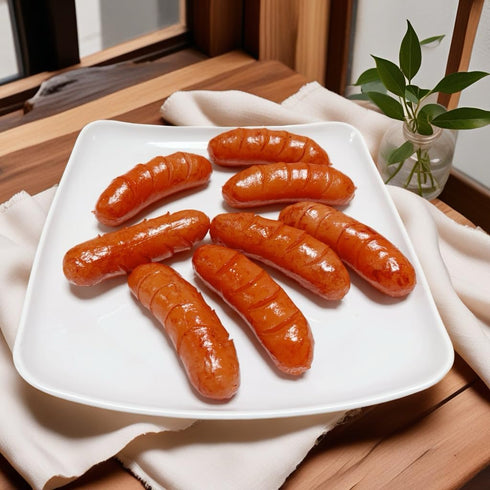 Generic 8 PCS Fake Artificial Hot Dog Fake Sausage Simulated hot Dog,Artificial Food Model Fake Lifelike Simulated Food