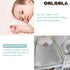 Soft Minky Dots Changing Pad Cover for Baby - White