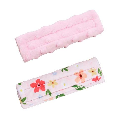 SHFGYG 2-Pack Car Seat Strap Covers, Infant Seatbelt Covers, Velvety Soft Double-Sided Use