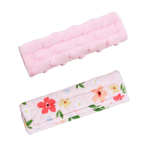 SHFGYG 2-Pack Car Seat Strap Covers, Infant Seatbelt Covers, Velvety Soft Double-Sided Use