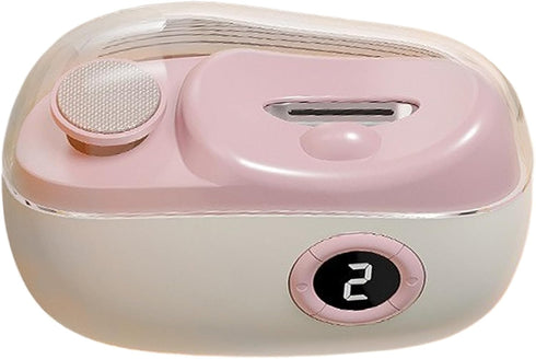 Generic Trimmer Trimmer 3-Speed Electric Nail - USB Rechargeable Fingernail | Quiet LED Nail Clippers Built-in Scraps
