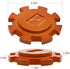 6.5" 8 70-Sheets Set. Exqline Mexican Train Dominoes Accessories - with Mexican Train Hub Centerpiece, Metal Mexican