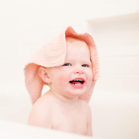 6 Pack 100% Set Konssy Baby Muslin Washcloths for Unisex Cotton Wash Cloth for Baby Face Body Comfy and Soft