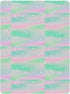 miaozhen 1 Pack 52x28 Cotton Baby Crib Sheets Soft Stretchy Childish Star Green Peach Gradient Toddler Mattress Sheet