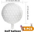 Sosation Huge 18 Inch Golf Balloons Aluminum Foil Balloon Arch for Masters Golf Birthday Party Decorations (6 Pieces)