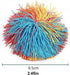 Estimable 16 PCS Sensory Fidget Stringy Balls, Multicolor Soft Rubber Bouncy Stress Balls, Pull Stretch Elastic Ball