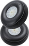 HobbyPark RC Airplane Wheels and Tires, PU with Plastic Hub, 2-Pack, 2.25"/F57mm