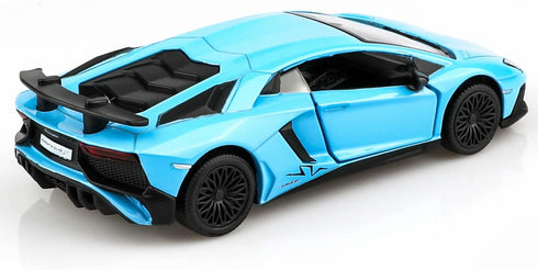 1/36 Scale LP750-4 SV Diecast Car Models, Pull Back Vehicles, Cars Gifts for Boys Girls