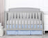 Linens Limited 100% 800 Count (28" 52") 14" Box Pleated Crib Bed Skirt Premium Cotton Thread Nursery Crib Toddler