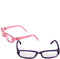 American Fashion World Doll Pink and Purple Glasses for 18-Inch Dolls | Trendy Design & Perfect Fit