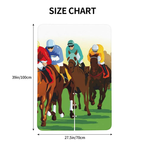 Zhbvncp Horse Racing Cartoons Baby Car Seat Cover & Breastfeeding Nursing Cover - Breathable Stretch Fabric Multi-Use