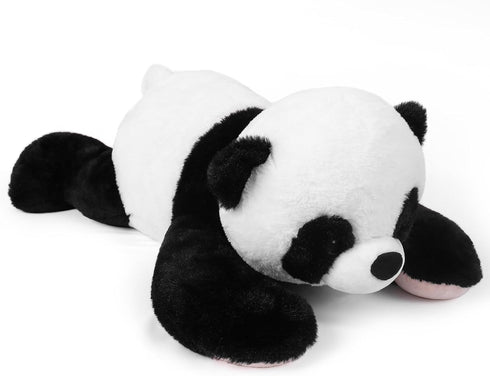 5 lbs, 27 inches Panda Weighted Stuffed Animals, Cuddly Weighted Plush Pillow, Giant Plushie Ideal Gift for Adults &