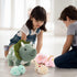 17.6in Plush Dinosaur Stuffed Animals, Mommy Dinosaur with 3 Baby Dinosaurs, Triceratops, T-Rex, Diplodocus