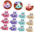 36pcs Squirrel Erasers for Kids, Mini Bulk Classroom Toys, Animal Plastic Decorate, Christmas Erasers for Toddler