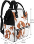 DWVTSLH Backpack Mummy Backpack Beagle Dog Diaper Bag Multifunction Nappy Bags Waterproof Large Capacity Travel