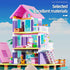 8+, Set 791pcs MindBox Girl Beach House Building Blocks Toys for Girls Age Seaside Villa Friends Building with Light
