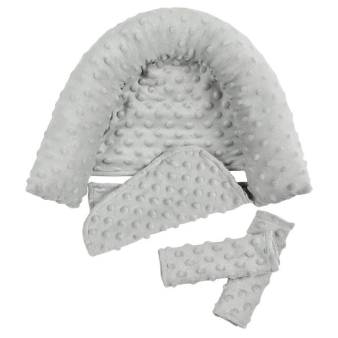 Baby Carseat Headrest and Strap Covers,Baby Carseat Head Support & Carseat Neck Cover,Infant Head Support Pillow