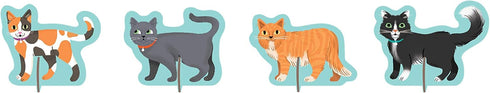 Mudpuppy Cat-tastic! Board Game – Exciting Cat Game for 2-4 Players, Teaches Cat Caring Skills for Ages 6+