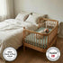 Pack Mini Crib Sheets - Organic Cotton Muslin Fitted Mini Crib Sheet Fitted for and Play - Ultra-Soft and Breathable